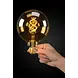 Lucide LED Filament lamp XL Dimbaar - E27 Fitting G125 - 4.9W 380Lm - 2200K Extra Warm Wit | Amber Gemeleerd Glas 12,5 cm Lucide LED Filament lamp XL Dimbaar - E27 Fitting G125 - 4.9W 380Lm - 2200K Extra Warm Wit | Amber Gemeleerd Glas 12,5 cm