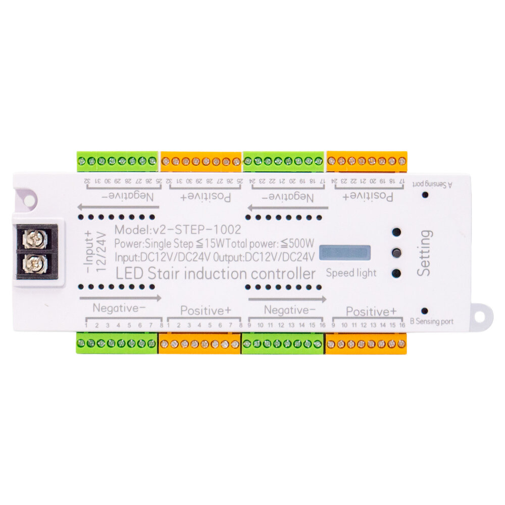 LCB LED LED Strip Toebehoren | Controller Set voor Dynamische Trapverlichting – Incl. Bewegingssensoren en Afstandsbediening LCB LED LED Strip Toebehoren | Controller Set voor Dynamische Trapverlichting – Incl. Bewegingssensoren en Afstandsbediening