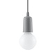 Sollux Lighting Hanglamp DIEGO 1 grijs - 1x E27 - max. 60 W - exclusief LED's Sollux Lighting Hanglamp DIEGO 1 grijs - 1x E27 - max. 60 W - exclusief LED's