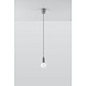 Sollux Lighting Hanglamp DIEGO 1 grijs - 1x E27 - max. 60 W - exclusief LED's Sollux Lighting Hanglamp DIEGO 1 grijs - 1x E27 - max. 60 W - exclusief LED's