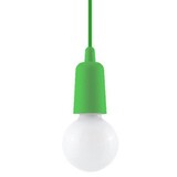 Sollux Lighting Hanglamp DIEGO 1 groen - 1x E27