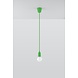 Sollux Lighting Hanglamp DIEGO 1 groen - 1x E27 - max. 60 W - exclusief LED's Sollux Lighting Hanglamp DIEGO 1 groen - 1x E27 - max. 60 W - exclusief LED's