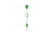 Sollux Lighting Hanglamp DIEGO 1 groen - 1x E27 - max. 60 W - exclusief LED's Sollux Lighting Hanglamp DIEGO 1 groen - 1x E27 - max. 60 W - exclusief LED's