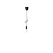 Sollux Lighting Hanglamp DIEGO 1 Zwart - 1x E27 - max. 60 W - exclusief LED's Sollux Lighting Hanglamp DIEGO 1 Zwart - 1x E27 - max. 60 W - exclusief LED's