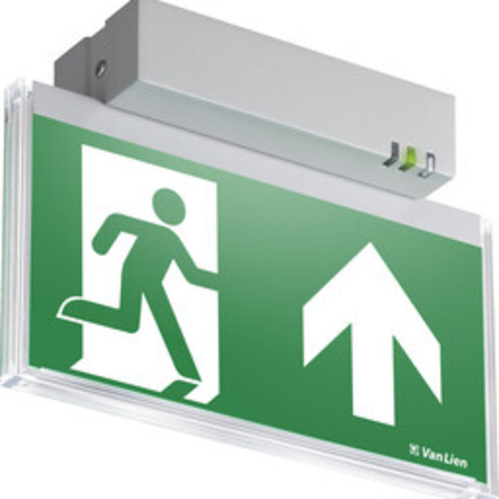 Van Lien LED Noodverlichting Plafondopbouw armatuur IP40 - Continu - 4W 5000K | Zelftest - EVAGO EVA