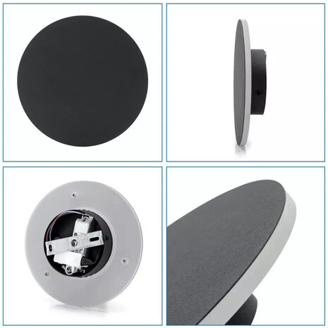 Aigostar LED Wandlamp - 6,5W 720lm - 3000K Warm wit licht - IP54 Aigostar LED Wandlamp - 6,5W 720lm - 3000K Warm wit licht - IP54