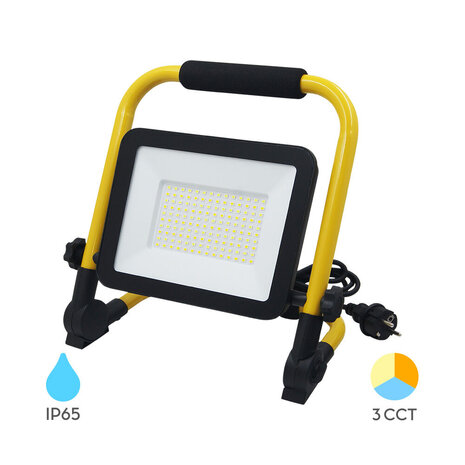 Braytron LED Werklamp - 50W 4200lm - CCT Lichtkleur instelbaar - 200cm aansluitstekker Braytron LED Werklamp - 50W 4200lm - CCT Lichtkleur instelbaar - 200cm aansluitstekker