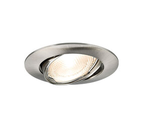 Braytron LED Inbouwspot nikkel - Zaagmaat 75mm - Buitenmaat 84mm - excl. lichtbron