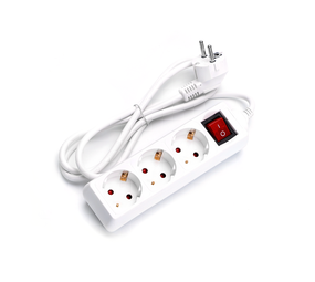 Aigostar Stekkerdoos 3-voudig met aan- uitschakelaar - 150cm aansluitstekker - 3G1.5mm² Aigostar Stekkerdoos 3-voudig met aan- uitschakelaar - 150cm aansluitstekker - 3G1.5mm²