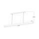 Braytron LED Hanglamp Lina Line - 30W 3000lm - CCT 3000K/4000K/6000K - 120cm - Mat zwart Braytron LED Hanglamp Lina Line - 30W 3000lm - CCT 3000K/4000K/6000K - 120cm - Mat zwart