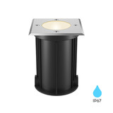 Braytron LED Grondspot Indus - 1xGU10 - 108x108mm - IP67 - Nikkel Braytron LED Grondspot Indus - 1xGU10 - 108x108mm - IP67 - Nikkel