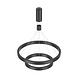 Braytron LED Hanglamp Lina Ring - 65W - CCT 3000K/4000K/6000K - Mat zwart Braytron LED Hanglamp Lina Ring - 65W - CCT 3000K/4000K/6000K - Mat zwart