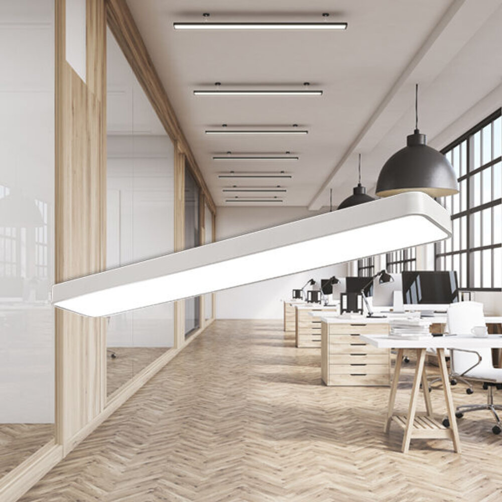 Braytron LED Plafond Paneel - 45W 4650lm - 120x20x6cm - CCT - Wit - Aluminium Braytron LED Plafond Paneel - 45W 4650lm - 120x20x6cm - CCT - Wit - Aluminium
