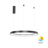 Braytron LED Hanglamp Bella Ring - 36W 4260lm - Ø480mm - CCT 3000K/4000K/6000K - Mat zwart Braytron LED Hanglamp Bella Ring - 36W 4260lm - Ø480mm - CCT 3000K/4000K/6000K - Mat zwart