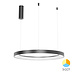 Braytron LED Hanglamp Bella Ring - 46W 4260lm - Ø580mm - CCT 3000K/4000K/6000K - Mat zwart - A Braytron LED Hanglamp Bella Ring - 46W 4260lm - Ø580mm - CCT 3000K/4000K/6000K - Mat zwart - A