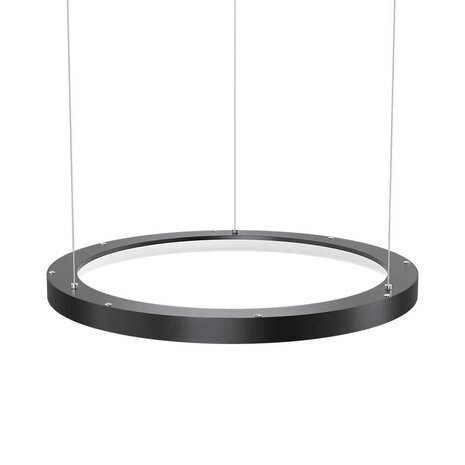 Braytron LED Hanglamp Bella Ring - 46W 4260lm - Ø580mm - CCT 3000K/4000K/6000K - Mat zwart - A Braytron LED Hanglamp Bella Ring - 46W 4260lm - Ø580mm - CCT 3000K/4000K/6000K - Mat zwart - A