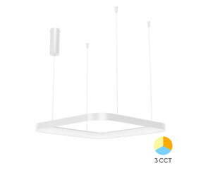 Braytron LED Hanglamp Bella Ring - 36W 4260lm - 480x480mm - CCT 3000K/4000K/6000K - Goud