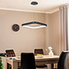 Braytron Op=Op LED Hanglamp Bella Ring - 46W 4260lm - 580x580mm - CCT 3000K/4000K/6000K - Wit - B Braytron Op=Op LED Hanglamp Bella Ring - 46W 4260lm - 580x580mm - CCT 3000K/4000K/6000K - Wit - B
