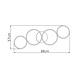Braytron LED Plafondlamp Nela - 60W DIM 6050lm - CCT 3000K/4000K/6000K - Wit - incl. afstandsbediening Braytron LED Plafondlamp Nela - 60W DIM 6050lm - CCT 3000K/4000K/6000K - Wit - incl. afstandsbediening