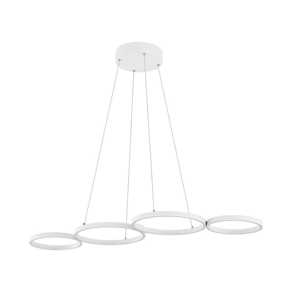 Braytron LED Hanglamp Nela - 60W DIM 6050lm - CCT 3000K/4000K/6000K - Wit - incl. afstandsbediening Braytron LED Hanglamp Nela - 60W DIM 6050lm - CCT 3000K/4000K/6000K - Wit - incl. afstandsbediening