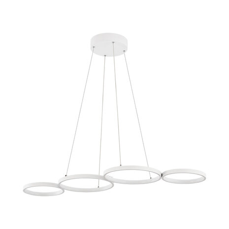 Braytron LED Hanglamp Nela - 60W DIM 6050lm - CCT 3000K/4000K/6000K - Wit - incl. afstandsbediening Braytron LED Hanglamp Nela - 60W DIM 6050lm - CCT 3000K/4000K/6000K - Wit - incl. afstandsbediening