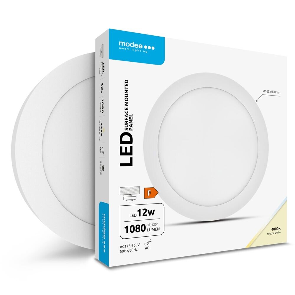 Modee LED Plafonnière - 12W 900lm - 165x28mm - 4000K/6000K Modee LED Plafonnière - 12W 900lm - 165x28mm - 4000K/6000K