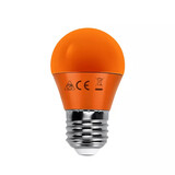 Aigostar OP=OP LED lamp E27 G45 - 4W  - Oranje licht Aigostar OP=OP LED lamp E27 G45 - 4W  - Oranje licht