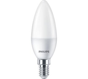 Philips officieel distributeur Corepro LED Kaars E14 Mat 5W 470lm - 865 Daglicht | Vervangt 40W
