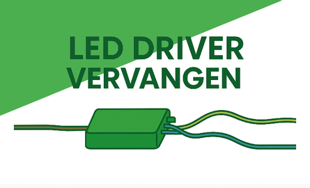 Hoe vervang je de driver van een LED paneel?