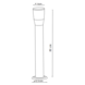 Lucide LED Sokkellamp NINKE - 1xGU10 - IP54 - 80cm - Zwart Lucide LED Sokkellamp NINKE - 1xGU10 - IP54 - 80cm - Zwart