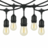 Prikkabel lichtslinger 20m - incl. 20x 1W E27 LED lamp Prikkabel lichtslinger 20m - incl. 20x 1W E27 LED lamp