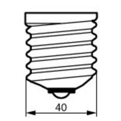 Philips TrueForce LED E40 HPI UN 140W 20000lm 120D - 840 Koel Wit | Vervangt 400W