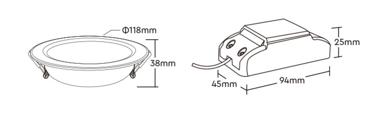 Miboxer LED Inbouwspot - 6W DIM - RGB+CCT - Zaagmaat  90mm - Buitenmaat 118