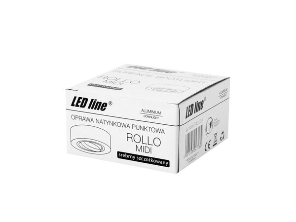 LED Line LED Inbouwspot - Zaagmaat 85 - Buitenmaat 96x30mm - Zilver