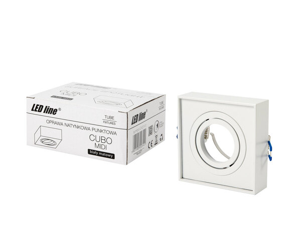 LED Line LED Inbouwspot - Zaagmaat 85 - Buitenmaat 96x96x30mm - Wit LED Line LED Inbouwspot - Zaagmaat 85 - Buitenmaat 96x96x30mm - Wit