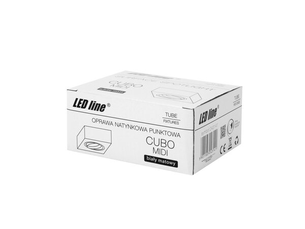 LED Line LED Inbouwspot - Zaagmaat 85 - Buitenmaat 96x96x30mm - Wit LED Line LED Inbouwspot - Zaagmaat 85 - Buitenmaat 96x96x30mm - Wit