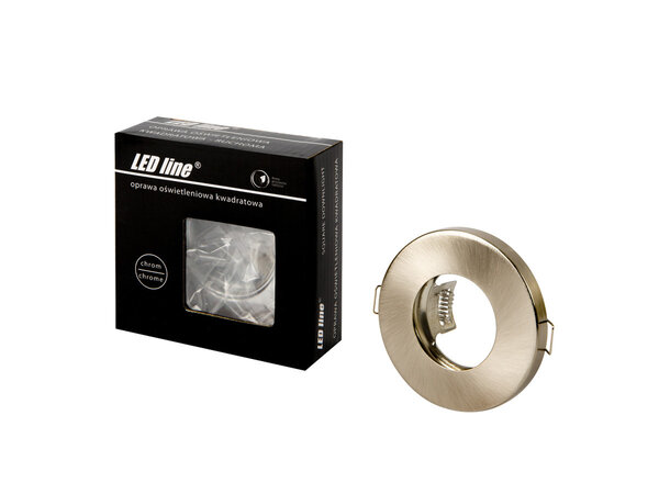 LED Line LED Inbouwspot badkamer - Zaagmaat 60 - Buitenmaat 85mm - IP44 - Nikkel LED Line LED Inbouwspot badkamer - Zaagmaat 60 - Buitenmaat 85mm - IP44 - Nikkel