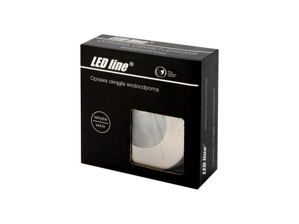 LED Line LED Inbouwspot badkamer - Zaagmaat 60 - Buitenmaat 85mm - IP44 - Nikkel LED Line LED Inbouwspot badkamer - Zaagmaat 60 - Buitenmaat 85mm - IP44 - Nikkel