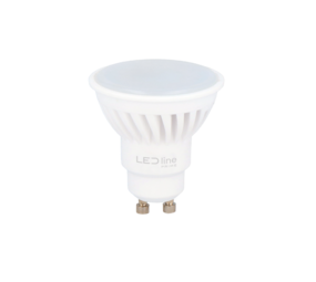 LED Line LED GU10 - 10W 100lm p/w - 3000K - Keramisch