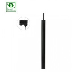 Spectrum LED Railspot 3F - Pendel hanglamp - Zwart - Chloe Slim - GU11/MR11 Fitting -  40X500MM Spectrum LED Railspot 3F - Pendel hanglamp - Zwart - Chloe Slim - GU11/MR11 Fitting -  40X500MM