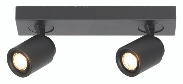 Freelight OP=OP 2-lichts Balk Razza GU-10 Zwart Freelight OP=OP 2-lichts Balk Razza GU-10 Zwart