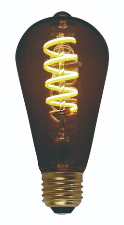 Freelight OP=OP Edison 8W LED Kooldraad Dimbaar 64mm Smoke Freelight OP=OP Edison 8W LED Kooldraad Dimbaar 64mm Smoke