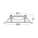 Braytron LED inbouwspot - 5W - CCT - Zaagmaat 75mm - Buitenmaat 90mm - Wit Braytron LED inbouwspot - 5W - CCT - Zaagmaat 75mm - Buitenmaat 90mm - Wit