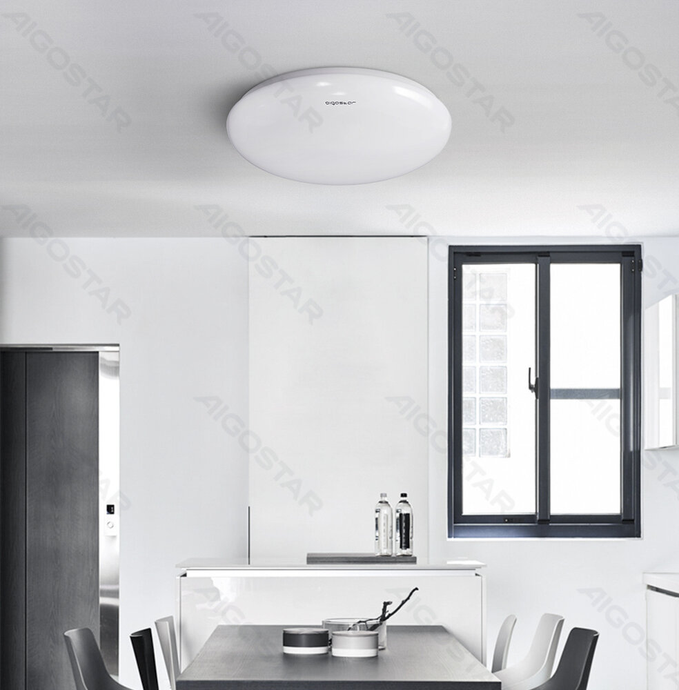 Aigostar LED Plafonnière - 24W 1800lm - 3000K 830 - Bewegingssensor Aigostar LED Plafonnière - 24W 1800lm - 3000K 830 - Bewegingssensor