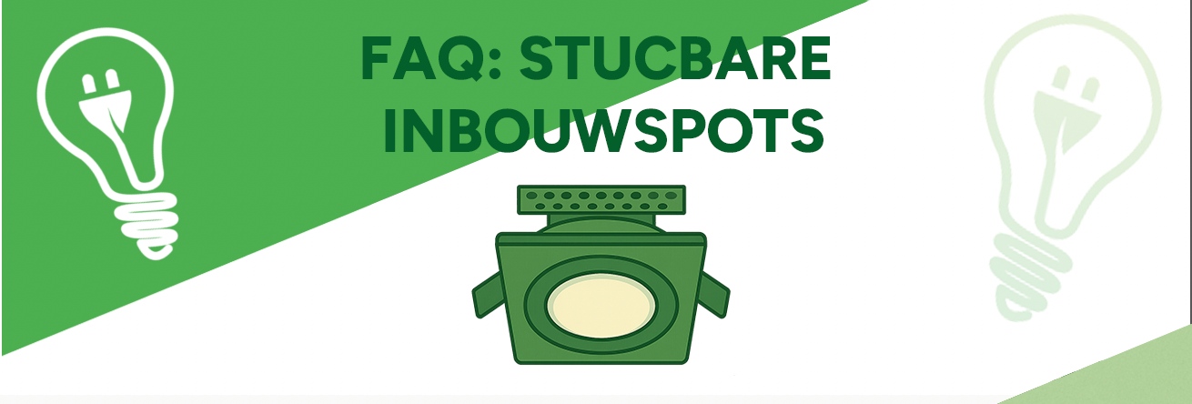 Alle vragen beantwoord: De FAQ over stucbare inbouwspots