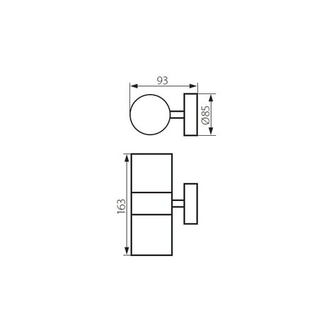 Kanlux OP=OP LED Wandlamp Buiten - 2xGU10 - IP44 - RVS Kanlux OP=OP LED Wandlamp Buiten - 2xGU10 - IP44 - RVS