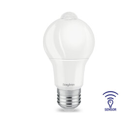 Braytron LED lamp met bewegingssensor - E27 A60 - 9W 806lm - 3000K	830 Braytron LED lamp met bewegingssensor - E27 A60 - 9W 806lm - 3000K	830