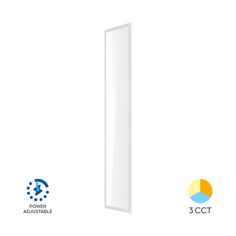 Braytron LED paneel 120x30cm - 30/40/45W 110lm p/w -3CCT 3000K-4000K-6000K - UGR<22 Braytron LED paneel 120x30cm - 30/40/45W 110lm p/w -3CCT 3000K-4000K-6000K - UGR<22
