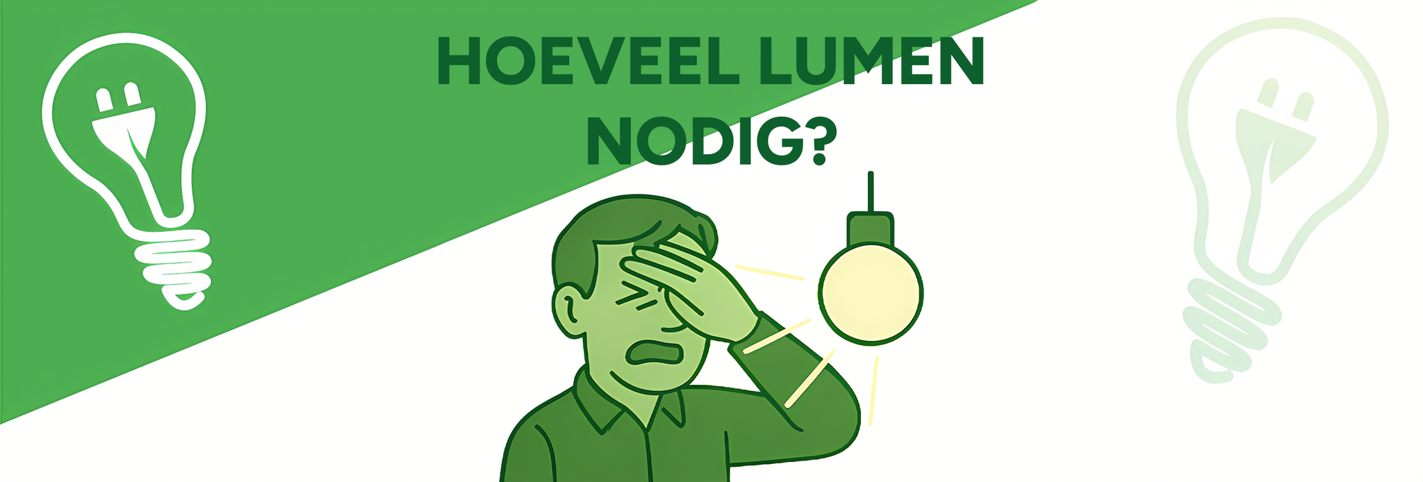 Hoeveel lumen heb ik nodig per ruimte?