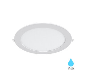Braytron LED inbouwspot - 24W 2400lm - 3000K - Rond - IP40